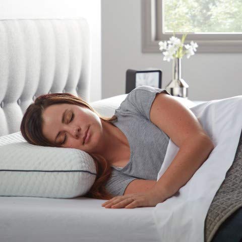 WEEKENDER Gel Memory Foam Pillow - Standard Size - 1-Pack - Medium Plush Feel - Neck & Shoulder Support - For Back, Side, & Stomach Sleepers - Home, Hotel, & Hospital Essentials