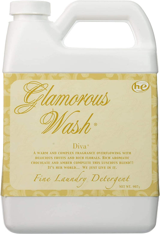 Tyler Glam Wash Laundry Detergent, Diva 907g, Liquid, 32 FL Oz (0.95L) HE Safe